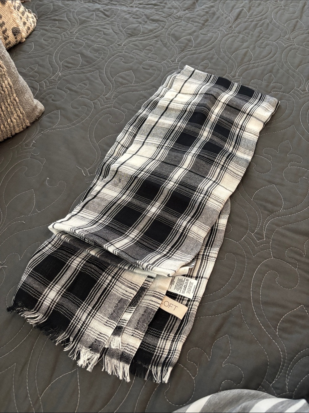 Loft Plaid Scarf